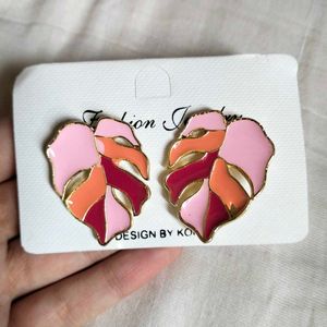 Korean Leaf Earrings