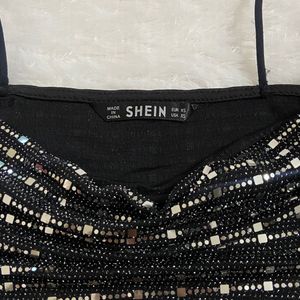 Shein Sequins Party Wear Top