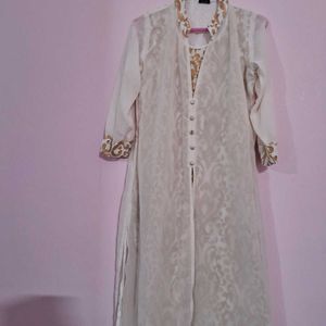 White Jacket Kurti Of XXL Size