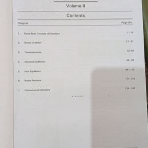 Chemistry XI Volume-2 (Helix Study Material)