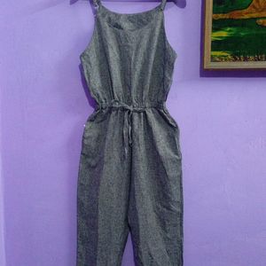 Fabulous Grey Jumpsuit For Girls And Women's