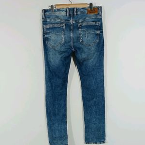 Dark Blue Faded Jeans (Men's)