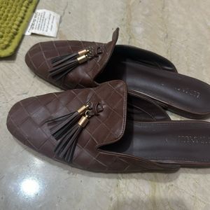 Brown Office Wear Flats