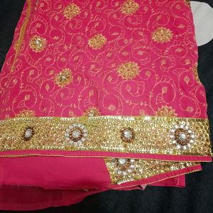 Beautiful Pink Saree