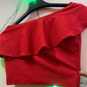 One Shoulder Party Top For Women