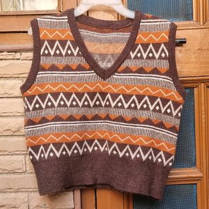 Brown Sweater Vest