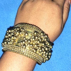 Golden Colour Ghungroo Bracelet For Women And Girl