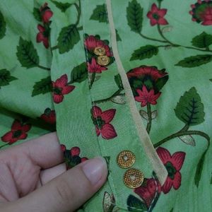 Floral Leafy Printed Kurti