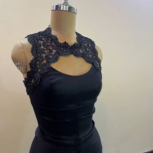 Black Mermaid Dress (Bust:30) - Read Description