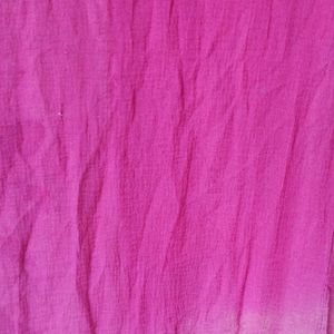 Chiffon Dupatta Regular Use Pink And Golden Color