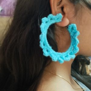 Crochet Round Earing