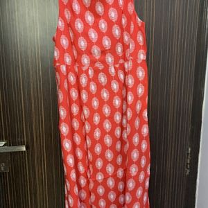 Printed A-line Dress kurti