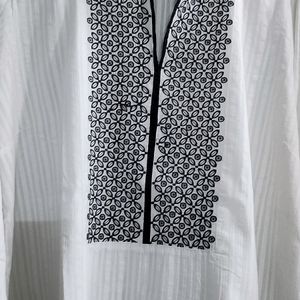 Biba Brand Kurta For Ladies In White Colour