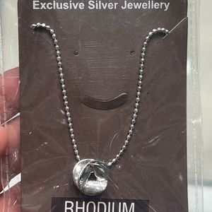 Silver Pendant Chain Set -1