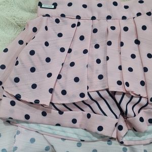 Kids Skirt Top Set - Pink