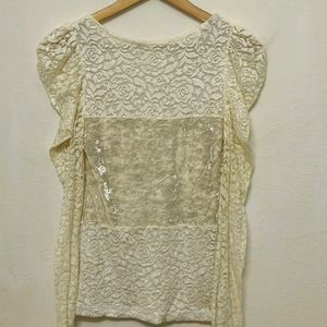 Trendy New Cream Top For Women