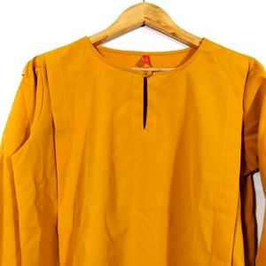 Mustard Yellow Casual Top (Women)