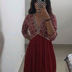 Red Kurti