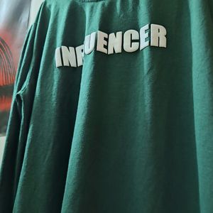 INFLUENCER GREEN [XL] T-Shirt For Men