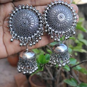 Oxidized jhumka