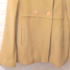 QUA WOOLEN COAT WITH INNER LINNING