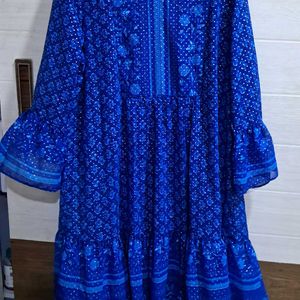 Itse Blue Kurti In Good Condition