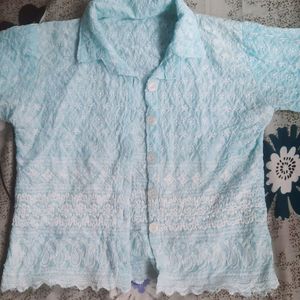 Sky Blue Top Of Women