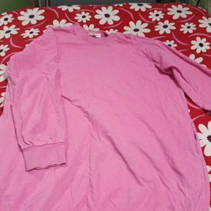 Sweatshirt Pink With Two Pocket