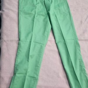 Men Formal Pant Light Green Colour