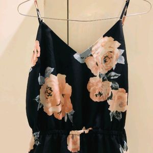 Forever 21 Floral Blogger Style Jumpsuit