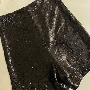 Zara Sequin Shorts