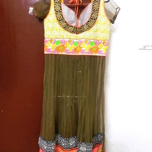 Pakistani Dress With Lining And Pant Set