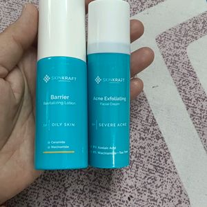Skin Kraft Facial Cream & Revitalizing Lotion Comb