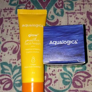 Face wash and gel moisturizer