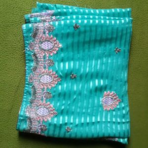 Embroidered Party Wear Saree