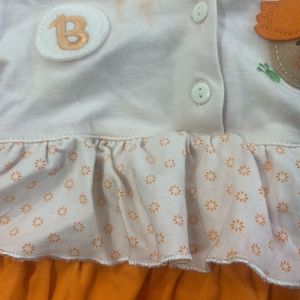 Orange Dress For Kids