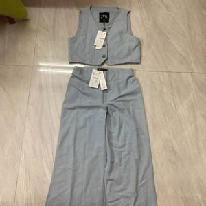 ZARA Co ord (Vest and trouser)