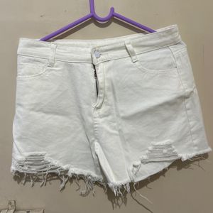 Women White Shorts