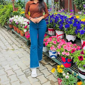 Navy Blue Boot Cut 👖 Jeans ❤️😍