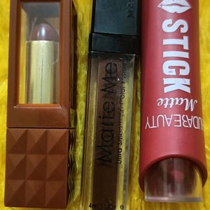 Combo Of 3 Unused Lipstick