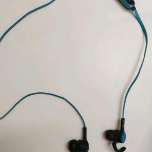 Beautiful Blue Black Headphones