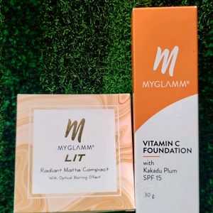 Combo Of 2 : Myglamm Foundation & Compact