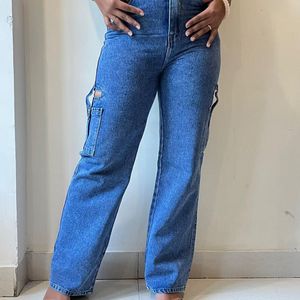 Stylish Straight Fit Side Pocket Jeans