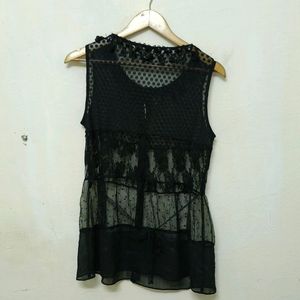 Trendy New Black Top For Women