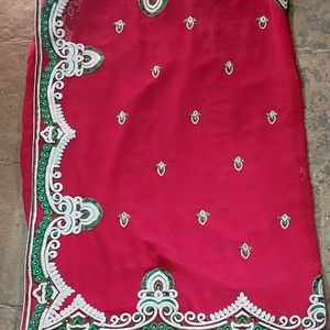 Heavy Embroidery Saree