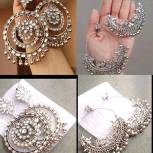 Pretty Mirror Combo Jhumkas