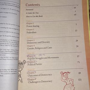 Democratic Politics 2- Political Science Textbook For Class X CBSE. Laminated Book