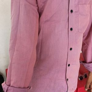 Formal Magenta Cotton Shirt