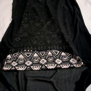 Beautiful Black Net Dress