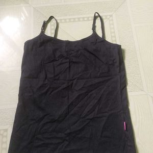 Cotton Black Slip